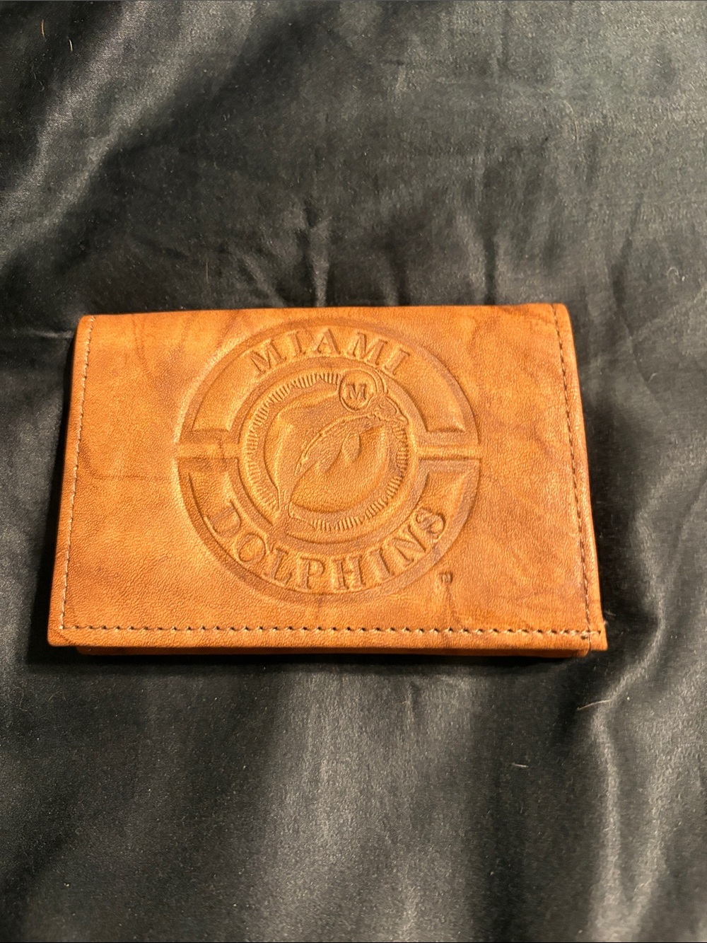 Miami Dolphins Embossed Walter- Brown